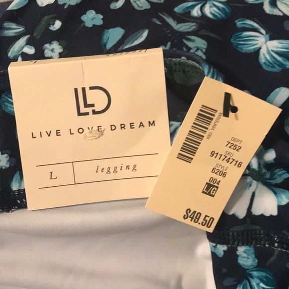 New, Love Live Dream floral leggings - Picture 3 of 6